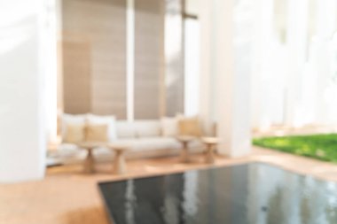 Özgeçmiş için soyut bulanık lobi oteli