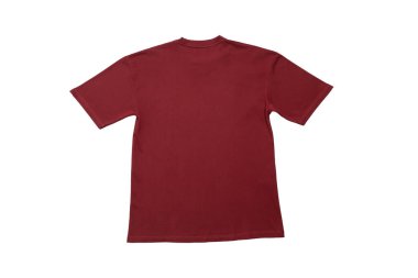 Düz t-shirt beyaz arkaplanda izole