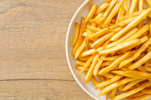 Sült Krumpli Vagy Chips Tejföllel Ketchuppal — Stock Fotó