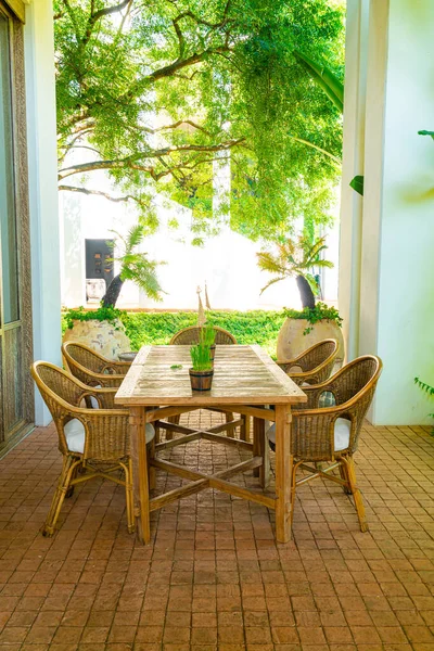 outdoor patio table and chair or outdoor dining table