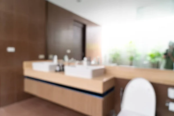 Abstrakte Unschärfe Schöne Luxus Hotel Badezimmer Interieur Für Hintergrund — Stockfoto