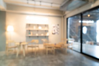 Arka plan için soyut bulanık kahve dükkanı lokantası