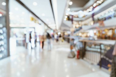 Soyut bulanık lüks alışveriş merkezi ve arka plan için perakende mağazası