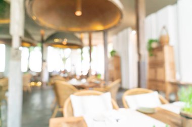 Özgeçmiş için soyut bulanık otel restoranı