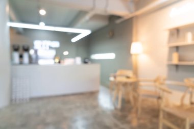 Arka plan için soyut bulanık kahve dükkanı lokantası