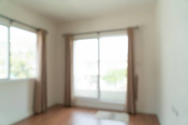 Arkaplan için bir evde soyut bulanık boş oda