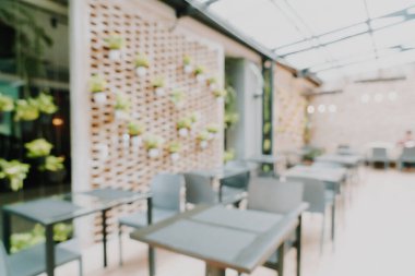 Arka plan için soyut bulanık kafe ve restoran