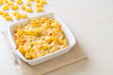 Peynirli makarna, peynirli peynirli makarna, Amerikan usulü.