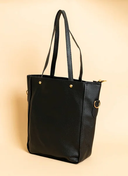 black leather fashion bag - fashion style