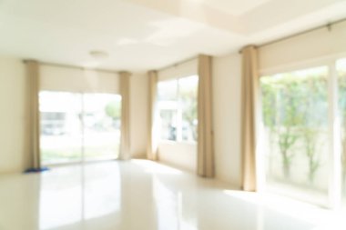 Arkaplan için bir evde soyut bulanık boş oda