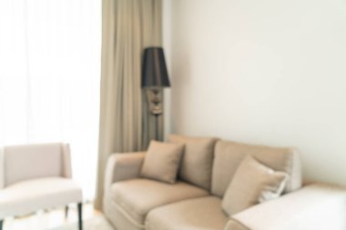 soyut bulanık ve arka plan için odaklı olmayan oturma odası