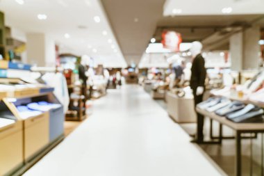 Soyut bulanık lüks alışveriş merkezi ve arka plan için perakende mağazası