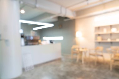 Arka plan için soyut bulanık kahve dükkanı lokantası