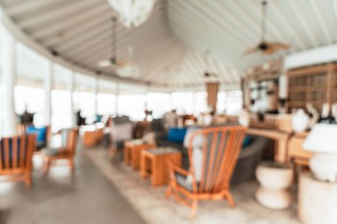 Arka plan için otelin içindeki bulanık ve odaksız lobi - Klasik ışık filtresi