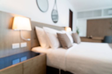 Soyut bulanık güzel lüks otel odası arka plan için iç mekan