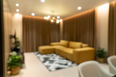 soyut bulanık modern ve lüks arka plan oturma odası