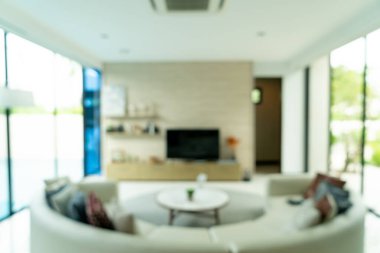 Arkaplan için soyut bulanık oturma odası