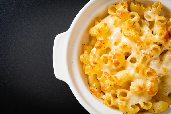 Mac Och Ost Makaroner Pasta Ostsås Amerikansk Stil — Stockfoto