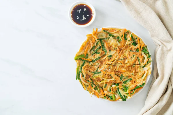 Pajeon Korean Pancake Korean Pizza Asian Food Style — Stock Photo, Image