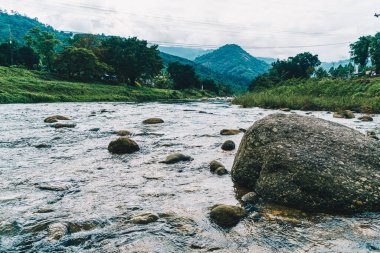 Kiriwong köyü - Tayland 'ın en iyi temiz hava köylerinden biri ve eski Tayland kültüründe yaşıyor. Nakhon si thammarat, Tayland 'ın güneyi.