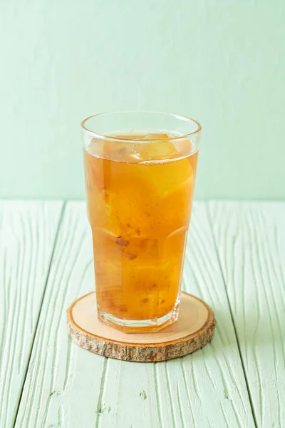 Delicious Sweet Drink Tamarind Juice Ice Cube Healthy Drink Style — Stock Photo, Image