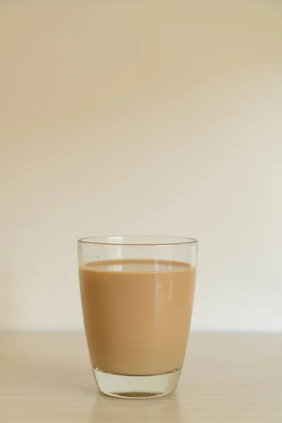 Coffee Latte Glass Ready Drink Coffee Bottles Table — Stock Photo, Image