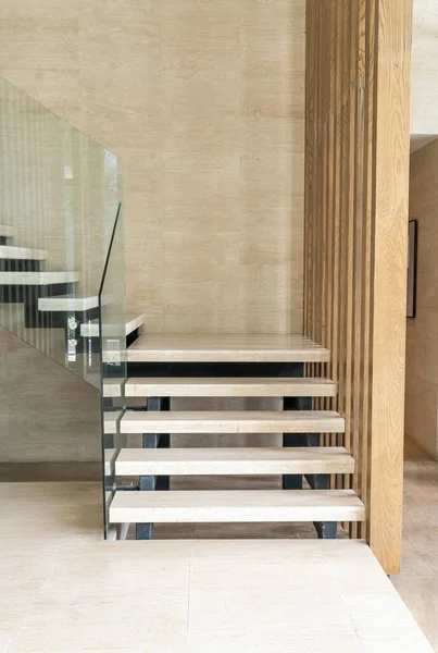 Degrau Escada Bege Projeto Loft — Fotografia de Stock