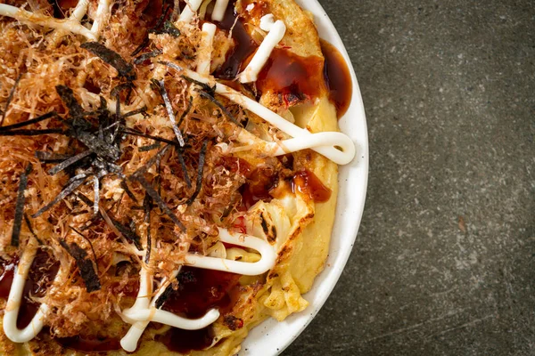 Japon Geleneksel Pizzası Okonomiyaki - Japon yemek tarzı