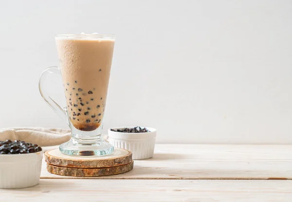 Taiwan milk tea with bubbles - popular Asian drink