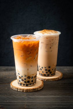 Tayvan sütlü çayı ile Tayland sütlü çayı.