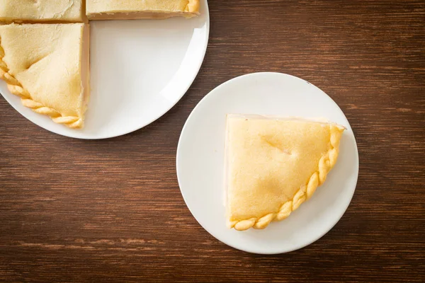 Deliciosos Pasteles Palma Toddy Plato Blanco — Foto de Stock