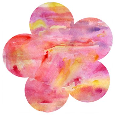 Suluboya. Beyaz arka plan. 