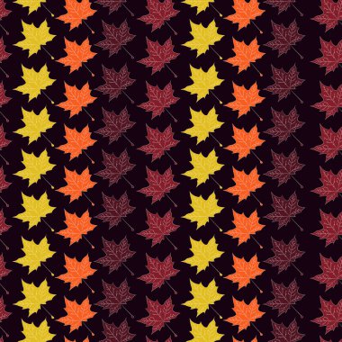 Sorunsuz vektör sonbahar desen. 