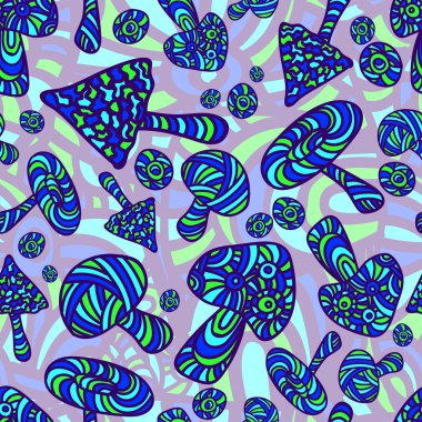 Sorunsuz vektör desen. Elle çizilmiş