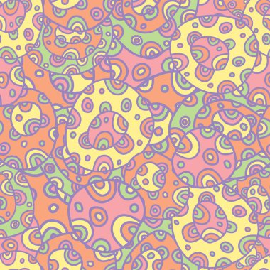 Çizilmiş sorunsuz vektör desen