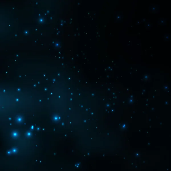 Stjärnhimmel på natten — Stock vektor