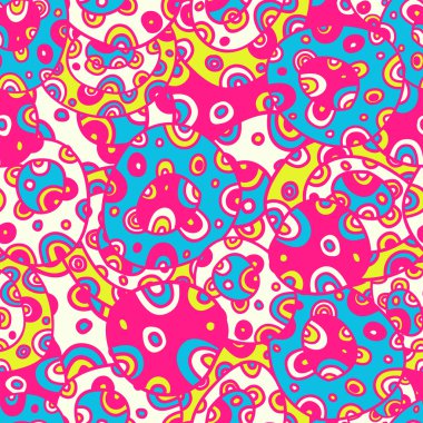 Vektör sorunsuz doku. Sonsuz. Parlak desen. Yaz şablonu.