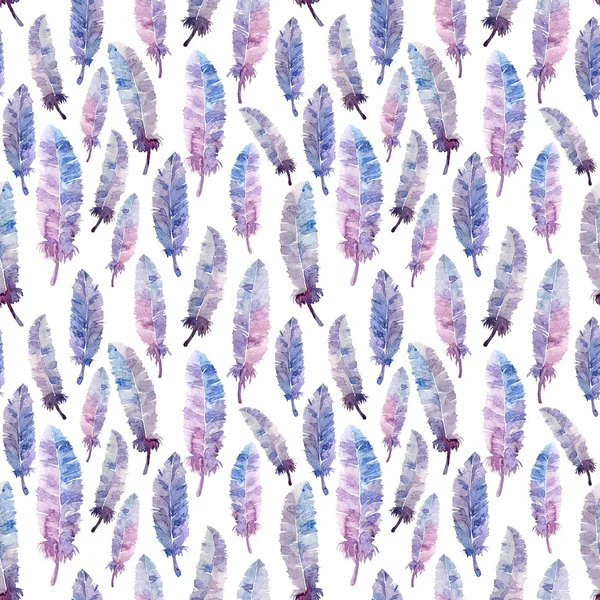 Suluboya tüyler seamless modeli.