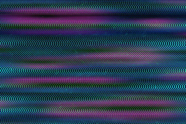 Glitch universo fundo. Erro na tela da TV antiga. Design abstrato de ruído de pixel digital. Falha fotográfica. O sinal da televisão falha. Problema técnico grunge papel de parede. Ruído colorido — Fotografia de Stock