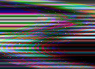 Glitch TV Hatası Fotoğraf arkaplan Bilgisayar ekranı ve Dijital piksel gürültü soyut tasarım Fotoğraf arızası Televizyon sinyali bozunumu Veri bozunması gürültüsü