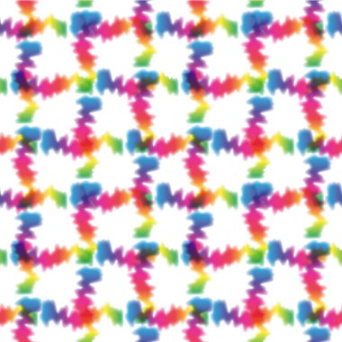 Hippie Tie Boya Gökkuşağı LGBT Soyut Arkaplan Biçiminde Kusursuz Desen. Renkli Shibori Psikedelik Doku Denetimi ve Çizgileri