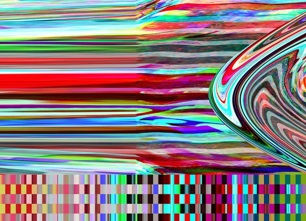 Retro Grunge Glitch background Computer Technical problem screen error Digital pixel noise abstract design Photo glitch and Television signal fail. Data decay — Stock Photo, Image