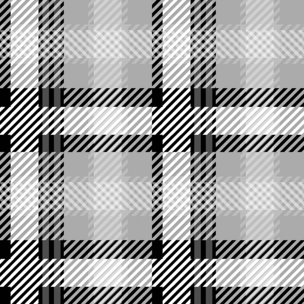 Vector Grey Plaid Check Teen Seamless Pattern geometrikus absztrakt stílus Használható nyári divat szövet tervezés, iskola textil klasszikus ruha, piknik takaró semleges szín — Stock Vector