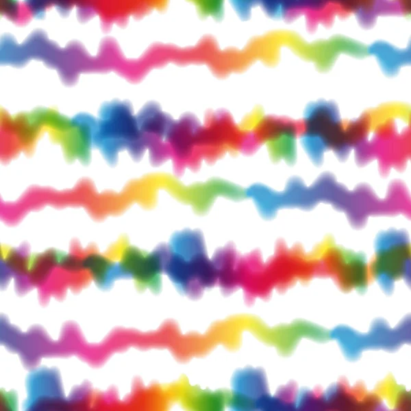 Hippie Tie Dye Rainbow LGBT Wave Patrón sin costuras en abstracto estilo de fondo. Textura psicodélica Shibori colorida con ondas y rayas —  Fotos de Stock