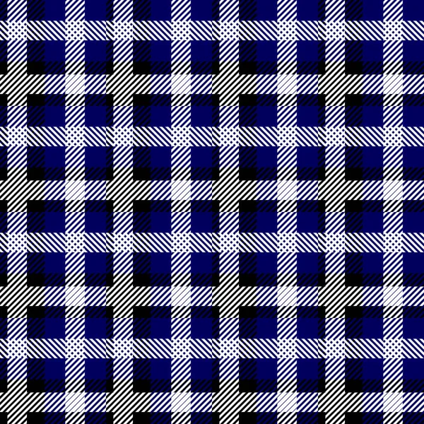 Vector Plaid Blue Color Check Zökkenőmentes minta geometriai absztrakt stílusban használható Teen Fashion Fabric Design, Textile Classic Dress, Picnic Blanket, Retro Print Shirt és Háttér textúra — Stock Vector