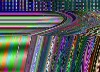 Glitch TV Hatalı arkaplan Bilgisayar ekranı ve Dijital piksel gürültü soyut tasarım Fotoğraf arızalı televizyon sinyali bozunumu Data bozunması renkli gürültü