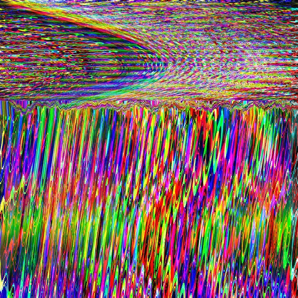 Arıza TV psychedelic Gürültü arka plan Eski ekran hatası Dijital piksel gürültü soyut tasarımı. Fotoğraf arızası. Televizyon sinyali kesildi. Teknik sorun grunge duvar kağıdı — Stok fotoğraf
