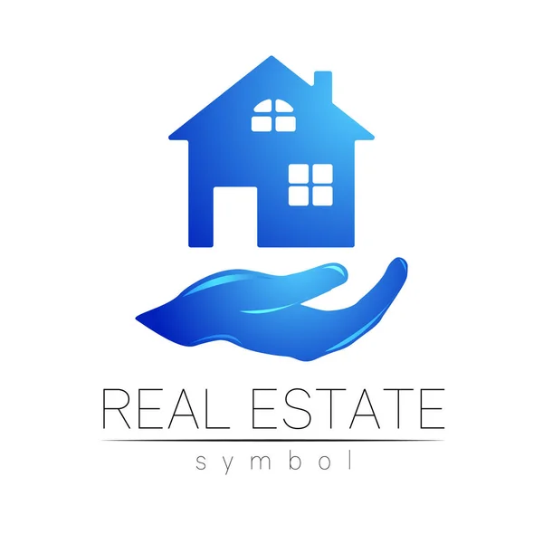 Real Estate Logo Design in Vector with Branding Elements for real estateproperty industry House Symbol for Brand Identity Business Company — Stock Vector