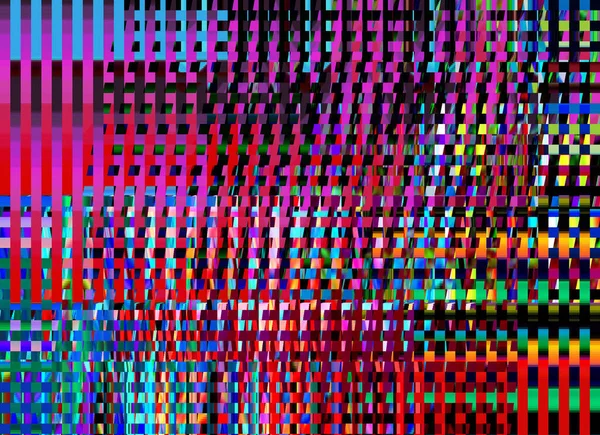 Glitch background TV VHS Hałas Błąd ekranu komputera Digital pixel noise abstrakcyjny design Zdjęcie usterka Sygnał telewizyjny awaria Rozpad danych Problem techniczny grunge wallpaper — Zdjęcie stockowe