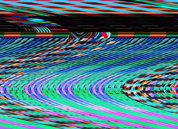 Glitch fondo TV Error de pantalla del ordenador Retro Grunge Photo Diseño abstracto de ruido de píxeles digitales. Falla fotográfica. La señal de televisión falla. Desintegración de datos Ruido colorido —  Fotos de Stock